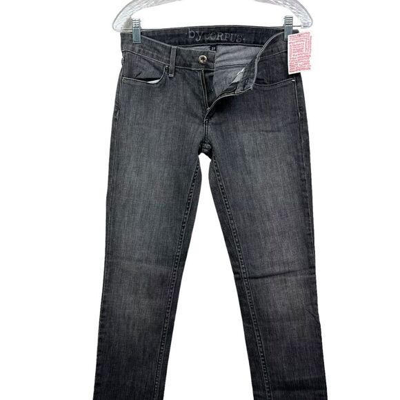 Urban‎ Outfitters By Corpus Womens Jeans Cigarette Skinny Zip Charcoal Black 27 - Picture 3 of 6